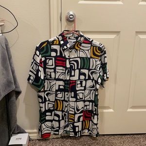 White Zara Men’s Button Up Shirt. Size L.